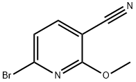 6-溴-2-甲氧基氰吡啶 结构式