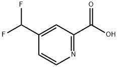 4-(二氟甲基)吡啶甲酸 结构式