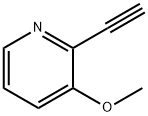 2-乙炔基-3-甲氧基吡啶 结构式