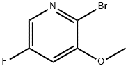 2-溴-5-氟-3-甲氧基吡啶 结构式