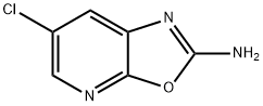 6-氯恶唑并[5,4-B]吡啶-2-胺 结构式