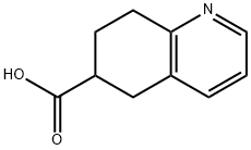 5,6,7,8-Tetrahydroquinoline-6-carboxylic acid 结构式