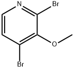 2,4-二溴-3-甲氧基吡啶 结构式