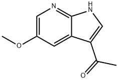 3-Acetyl-5-Methoxy-7-azaindole 结构式
