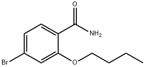 4-Bromo-2-butoxybenzamide 结构式