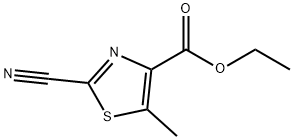 ethyl 2-cyano-4-methylthiazole-5-carboxylate 结构式