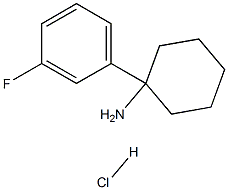 1-(3-氟苯基)-环己胺盐酸盐 结构式