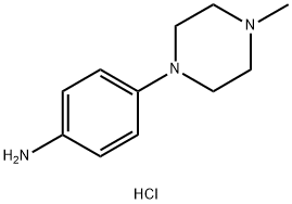 4-(4-甲基哌嗪-1-基)苯胺 三盐酸盐 结构式