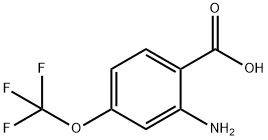 2-氨基-4-(三氟甲氧基)苯甲酸 结构式