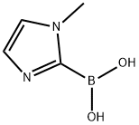 1-甲基-1H-咪唑-2-硼酸 结构式