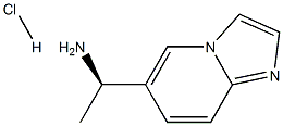 (R)-1-(咪唑并[1,2-A]吡啶-6-基)乙-1-胺 结构式