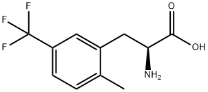 2-甲基-5-(三氟甲基)-DL-苯基丙氨酸 结构式