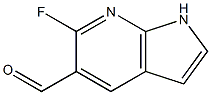 6-Fluoro-7-azaindole-5-carboxaldehyde 结构式