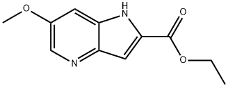 6-Methoxy-4-azaindole-2-carboxylic acid ethyl ester 结构式