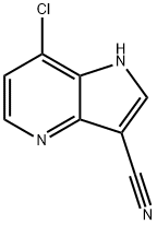 7-Chloro-3-cyano-4-azaindole 结构式