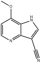 3-Cyano-7-Methoxy-4-azaindole 结构式