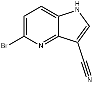 5-BroMo-3-cyano-4-azaindole 结构式