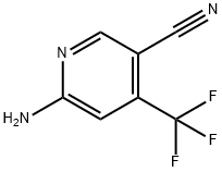 6-氨基-4-(三氟甲基)吡啶-3-甲腈 结构式