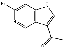 3-Acetyl-6-broMo-5-azaindole 结构式