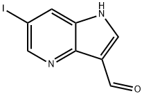 6-Iodo-4-azaindole-3-carboxaldehyde 结构式