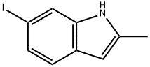 6-Iodo-2-Methyl-1H-indole 结构式