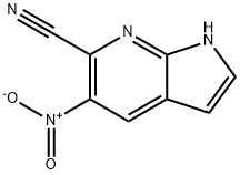 6-Cyano-5-nitro-7-azaindole 结构式