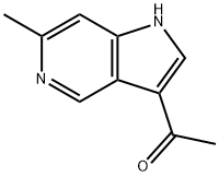 3-Acetyl-6-Methoxy-5-azaindole 结构式