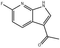 3-Acetyl-6-fluoro-7-azaindole 结构式