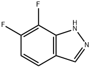 6,7-二氟-1H-吲唑 结构式