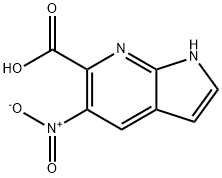 5-Nitro-7-azaindole-6-carboxylic acid 结构式