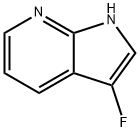 3-氟-1H-吡咯并[2,3-B]吡啶 结构式