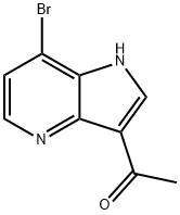 3-Acetyl-7-broMo-4-azaindole 结构式