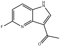 3-Acetyl-5-fluoro-4-azaindole 结构式