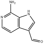 7-AMino-6-azaindole-3-carboxaldehyde 结构式