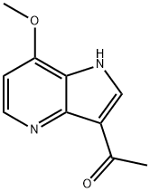 3-Acetyl-7-Methoxy-4-azaindole 结构式