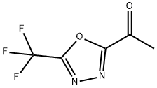 1-(5-(trifluoromethyl)-1,3,4-oxadiazol-2-yl)ethanone 结构式