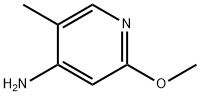 2-甲氧基-5-甲基-4-氨基吡啶 结构式