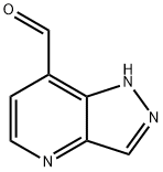 4-氮杂吲唑-7-甲醛 结构式