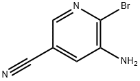 2-溴-3-氨基-5-氰基吡啶 结构式