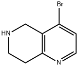 4-溴-5,6,7,8-四氢-1,6-萘啶 结构式