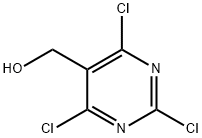 2,4,6-三氯嘧啶-5-甲醇 结构式