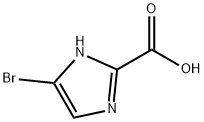4-溴-咪唑-2-甲酸 结构式