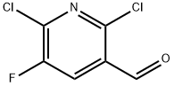 2,6-二氯-5-氟烟醛 结构式