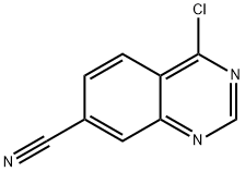 4-氯喹唑啉-7-甲腈 结构式