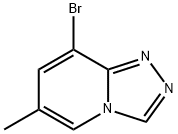 8-bromo-6-methyl-[1,2,4]triazolo[4,3-a]pyridine 结构式