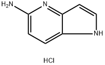 1H-吡咯并[3,2-B]吡啶-5-胺盐酸盐 结构式