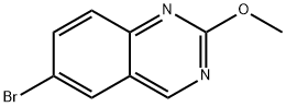 6-溴-2-甲氧基喹唑啉 结构式