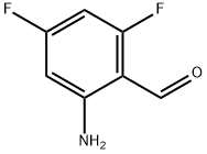 2-氨基-4,6-二氟苯甲醛 结构式