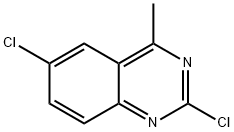 2,6-二氯-4-甲基喹唑啉 结构式
