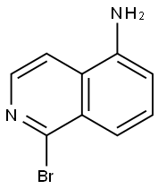 1-溴异喹啉-5-胺 结构式